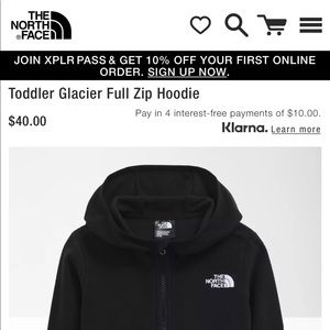 North Face Toddler Fleece Jacket